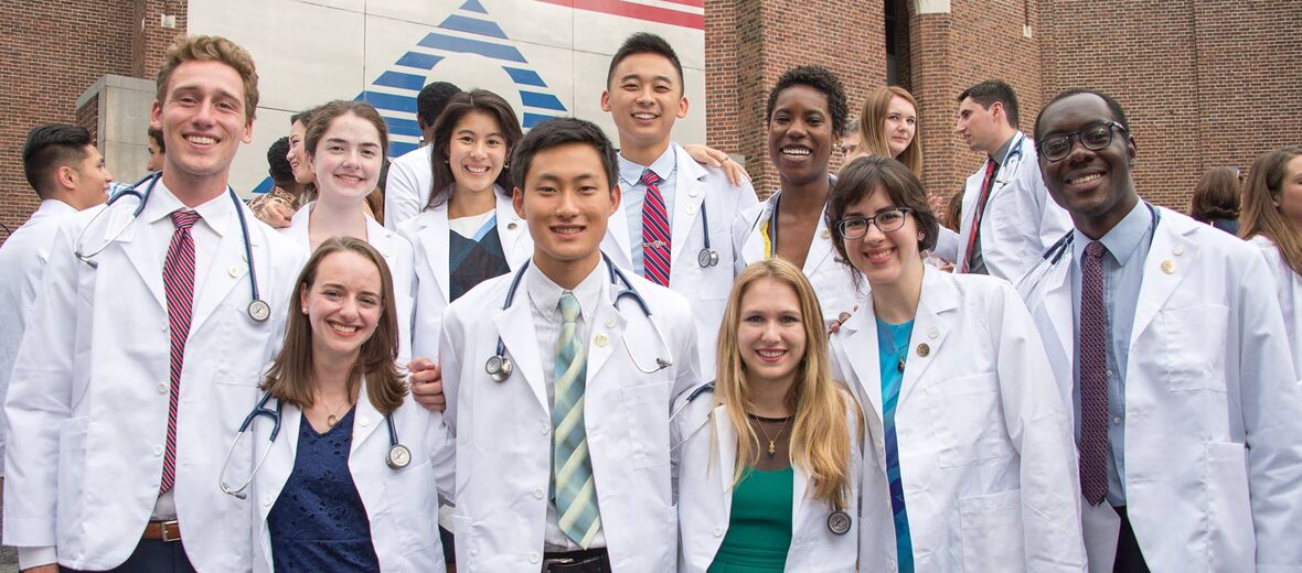 Perelman School of Medicine White Coat Ceremony Group Portrait